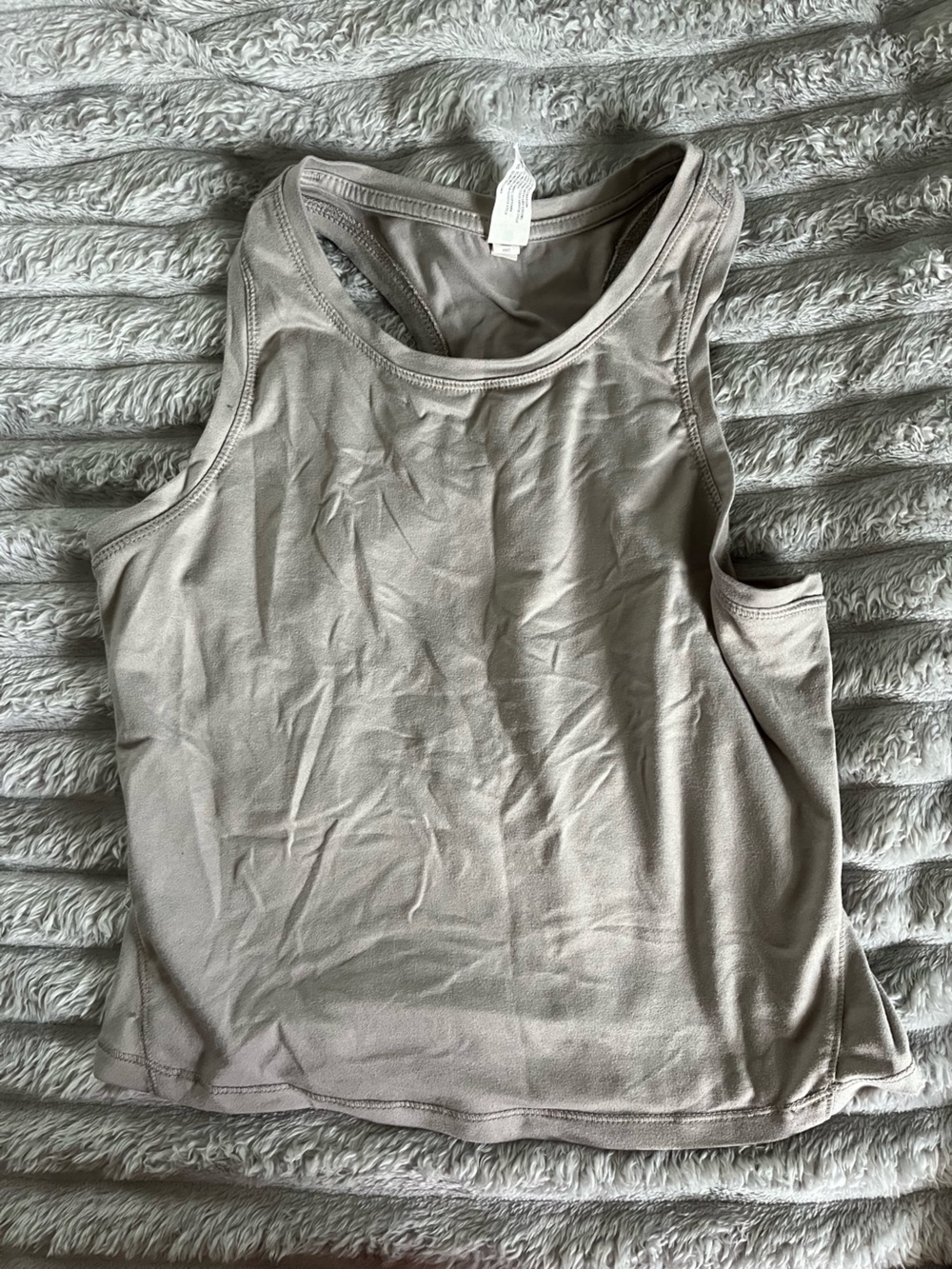 Women's Sleeveless Tank Top in Light Taupe